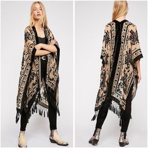 Free People Nightbird Burnout Kimono